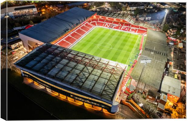 The City Ground Canvas Print by Apollo Aerial Photography