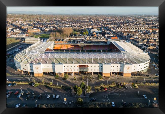 Bloomfield Road Framed Print by Apollo Aerial Photography