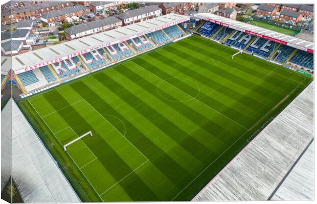Rochdale AFC Canvas Print by Apollo Aerial Photography