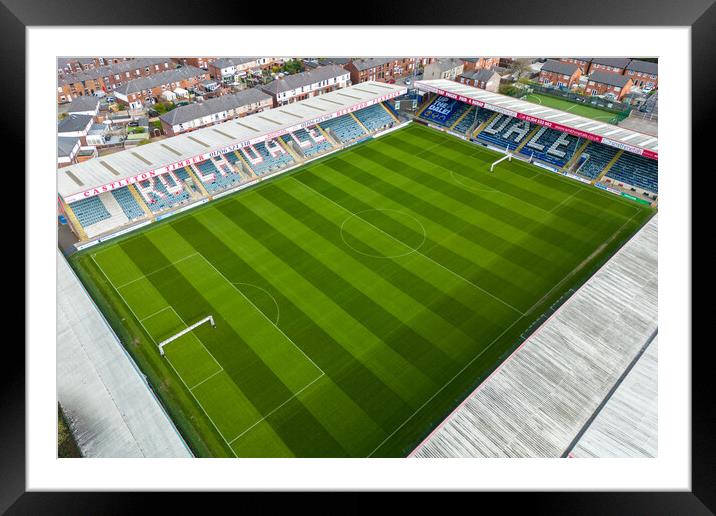 Rochdale AFC Framed Mounted Print by Apollo Aerial Photography