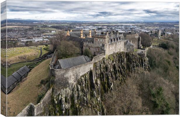 Stirling Castle Canvas Print by Apollo Aerial Photography