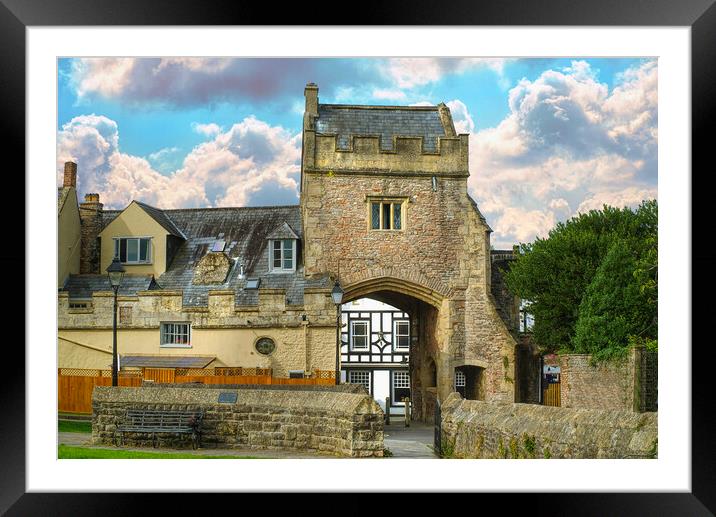 Browns Gatehouse Wells Framed Mounted Print by Alison Chambers