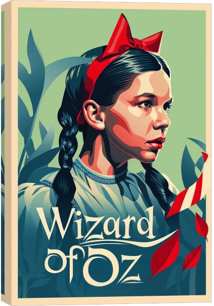 Wizard Of Oz Poster Canvas Print by Steve Smith