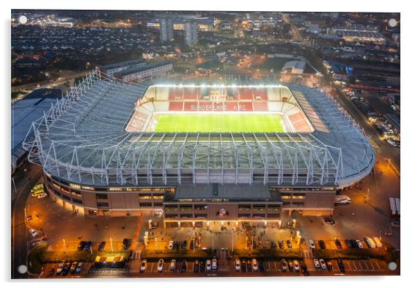 Stadium of Light Sunderland Acrylic by Apollo Aerial Photography