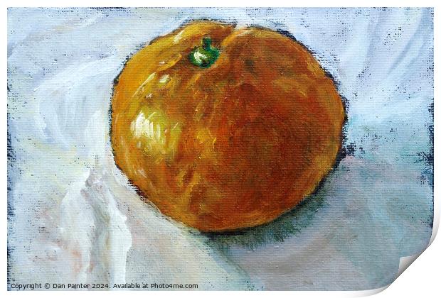 Satsuma Serenity: A Still Life in Oil Print by Dan Painter