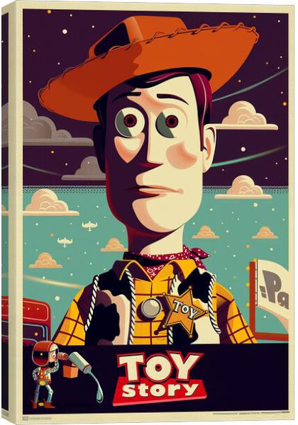 Toy Story Poster Canvas Print by Steve Smith