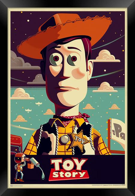 Toy Story Poster Framed Print by Steve Smith