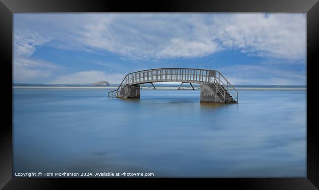 Bridge to Nowhere  Framed Print by Tom McPherson
