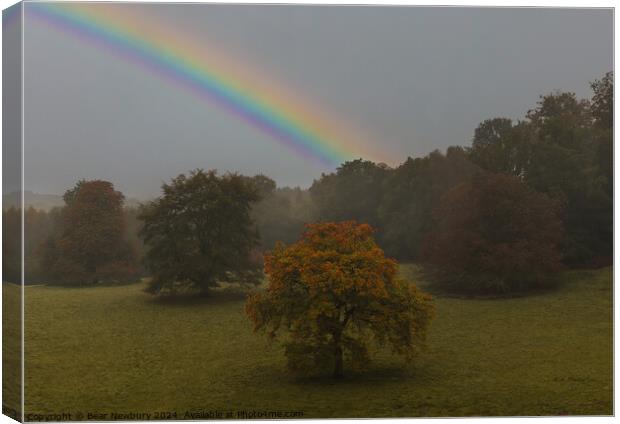 Autumn Rainbow Tunbridge Wells Canvas Print by Bear Newbury