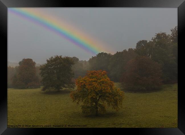 Autumn Rainbow Tunbridge Wells Framed Print by Bear Newbury