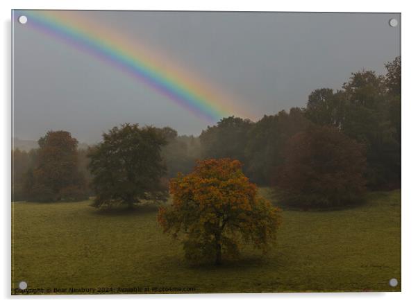 Autumn Rainbow Tunbridge Wells Acrylic by Bear Newbury