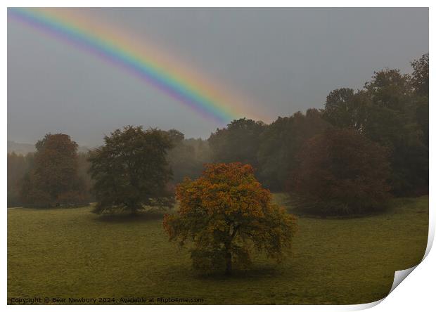 Autumn Rainbow Tunbridge Wells Print by Bear Newbury