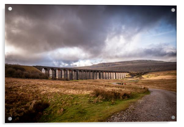 Ribblehead Viaduct  Acrylic by Apollo Aerial Photography