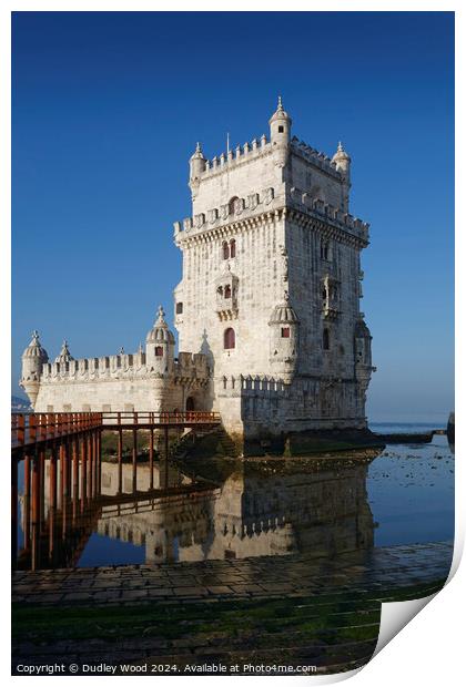 Belem Tower Print by Dudley Wood