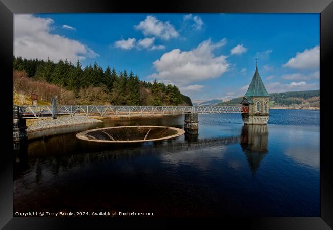 Pontsticill Reservoir in Summer Framed Print by Terry Brooks