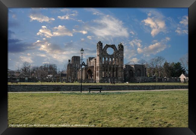 Elgin Cathedral Framed Print by Tom McPherson