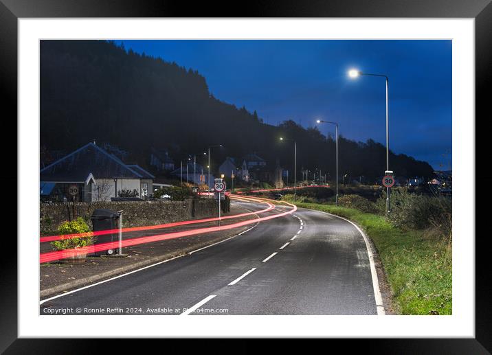 Kilmun Corner Framed Mounted Print by Ronnie Reffin