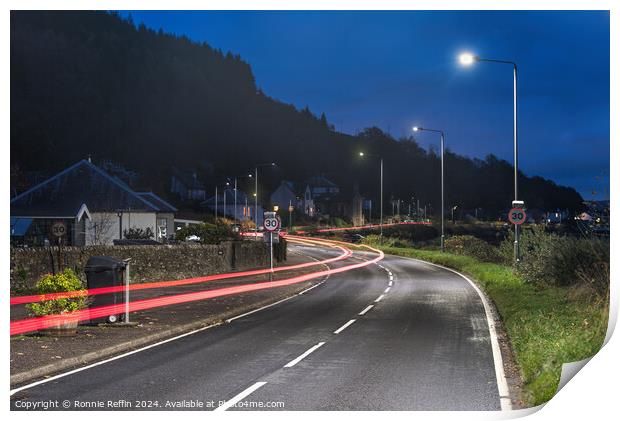 Kilmun Corner Print by Ronnie Reffin