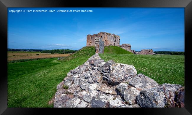 Duffus Castle Framed Print by Tom McPherson