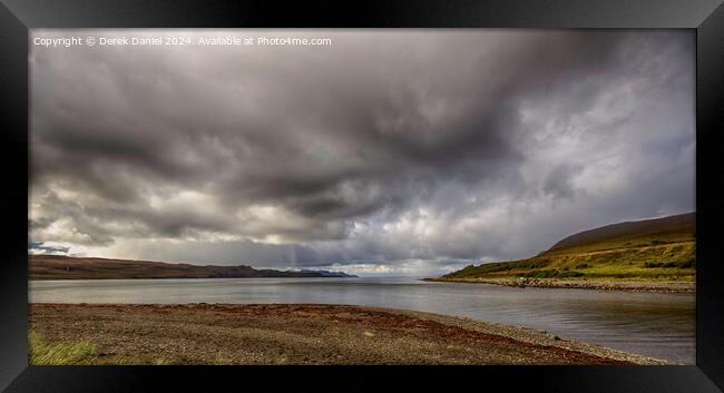 Loch Brittle, Isle of Skye (panoramic) Framed Print by Derek Daniel