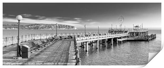 Swanage Pier View Print by Stuart Wyatt