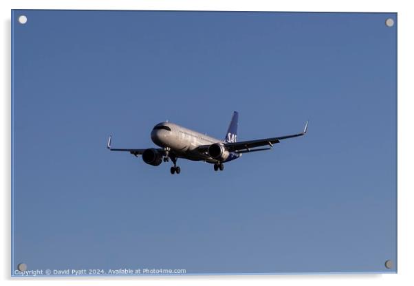  United Airlines Boeing 767 Acrylic by David Pyatt