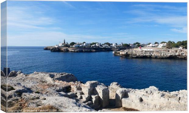 Port Entrance to Ciutadella Menorca Canvas Print by Deanne Flouton