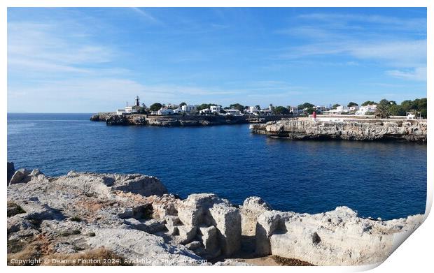 Port Entrance to Ciutadella Menorca Print by Deanne Flouton