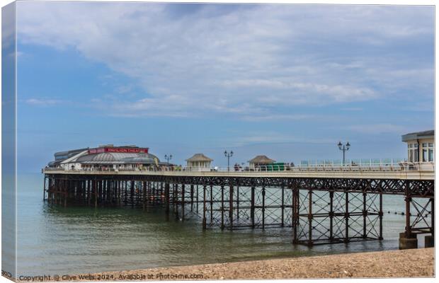 Cromer Pier Canvas Print by Clive Wells
