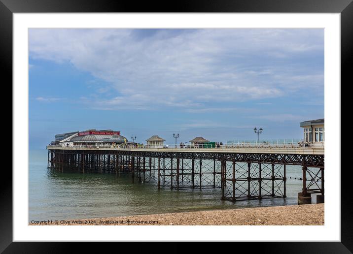 Cromer Pier Framed Mounted Print by Clive Wells