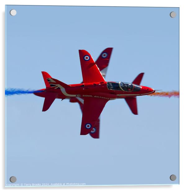 Red Arrows Fast Pass Acrylic by Terry Brooks