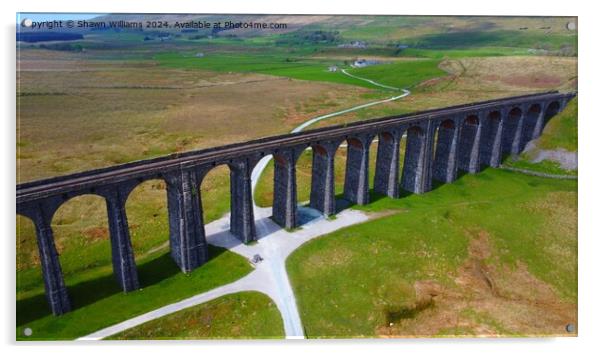 Ribblehead Viaduct  Acrylic by Shawn Williams