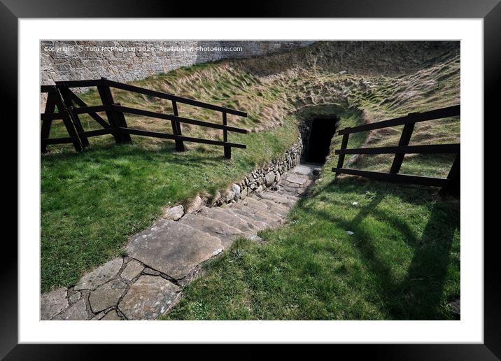 THE BURGHEAD WELL Framed Mounted Print by Tom McPherson