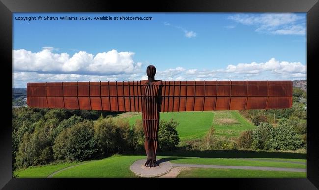 Angel of the North Framed Print by Shawn Williams