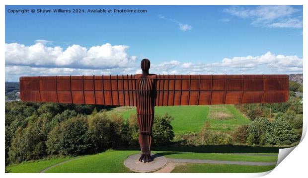 Angel of the North Print by Shawn Williams