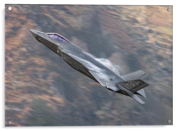 F35A lightning ii Acrylic by Rory Trappe