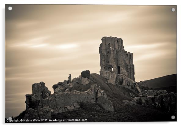 Corfe Castle Acrylic by Kelvin Futcher 2D Photography