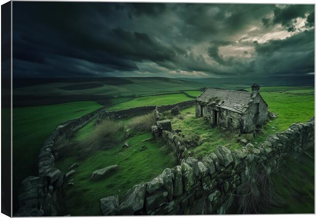 Yorkshire Ruins Canvas Print by Picture Wizard