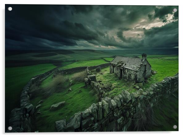 Yorkshire Ruins Acrylic by Picture Wizard