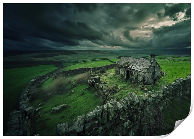 Yorkshire Ruins Print by Picture Wizard