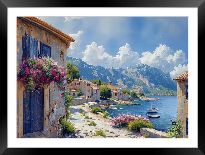 Puerto Pollenca Framed Mounted Print by Picture Wizard
