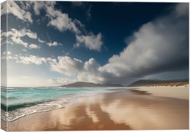 Luskentyre Beach Canvas Print by Picture Wizard