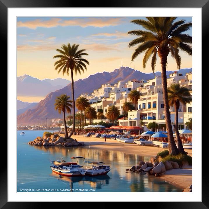 Marbella  Framed Mounted Print by Zap Photos