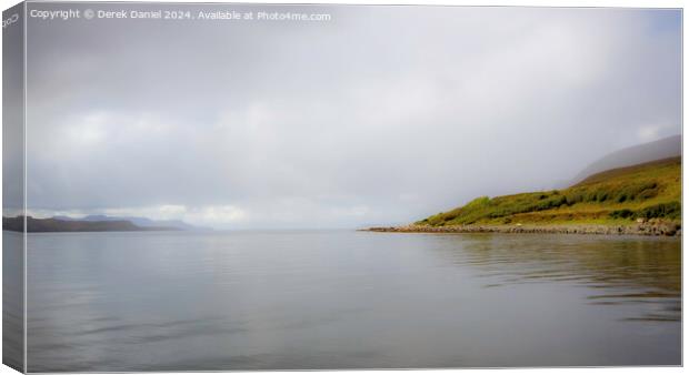Loch Brittle, Isle of Skye (panoramic) Canvas Print by Derek Daniel