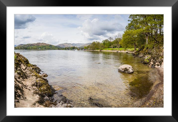 Lake Windermere from Jenkins Crag Framed Mounted Print by Jason Wells