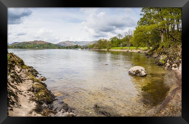 Lake Windermere from Jenkins Crag Framed Print by Jason Wells