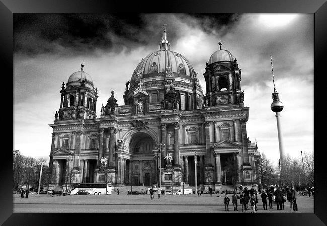 Berlin Cathedral Berliner Dom Germany Framed Print by Andy Evans Photos