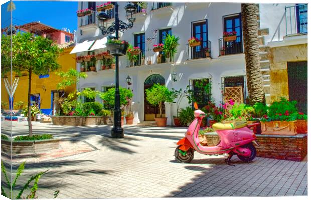 Marbella Canvas Print by Alison Chambers