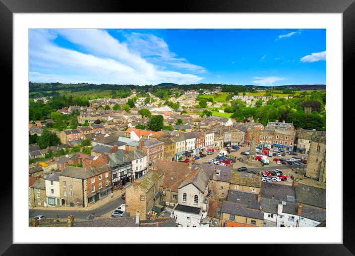 Richmond Town Centre Framed Mounted Print by Alison Chambers
