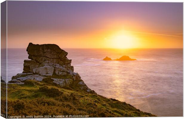 Brisons Sunset Canvas Print by Andy Durnin